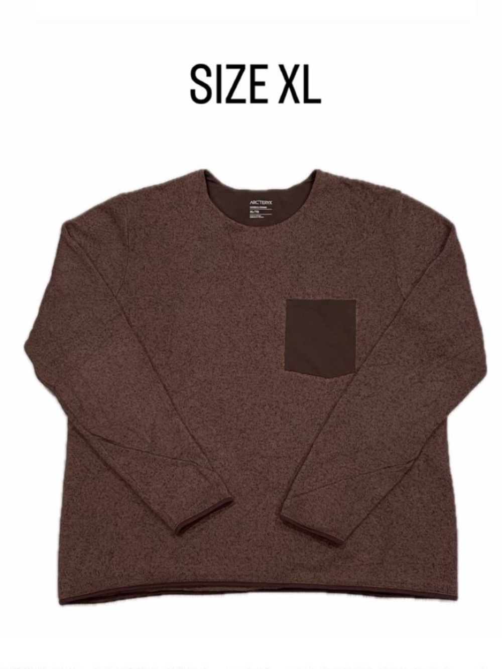 Arc'teryx Women's Covert Sweater Crewneck Fleece XL Burgundy
